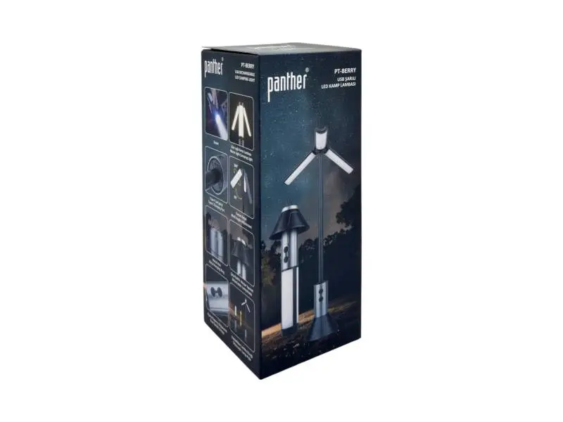 PANTHER PT-BERRY USB ŞARJLI KAMP LAMBASI PANTHER PT-BERRY USB ŞARJLI KAMP LAMBASI