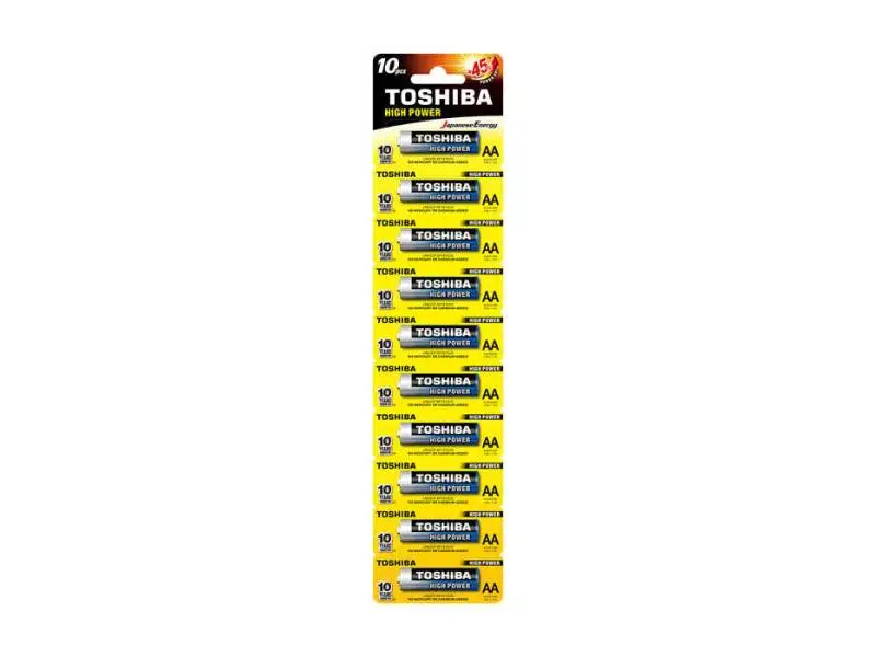 TOSHIBA LR6 KARTELA ALK.KALEM PİL 10LU TOSHIBA LR6 KARTELA ALK.KALEM PİL 10LU
