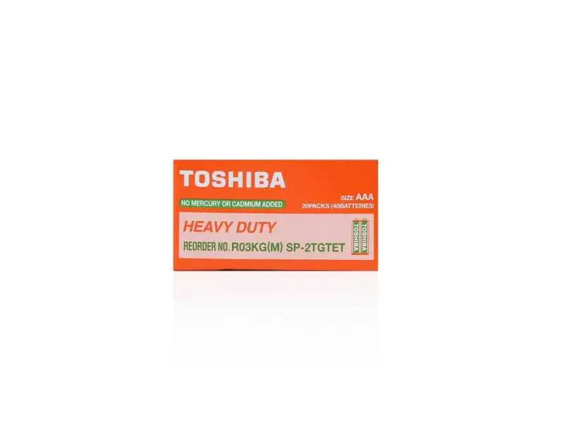 Toshiba Yeni R03KG İnce Pil 2'li Toshiba Yeni R03KG İnce Pil 2'li